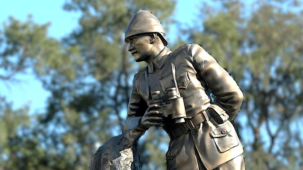 Askeri Kıyafetli Atatürk Heykeli 120 cm